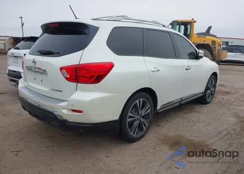 2017 Nissan Pathfinder Platinum from USA, damaged, VIN 5N1DR2MN6HC682803
